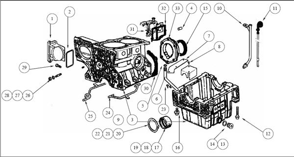 31.Engine crankcase