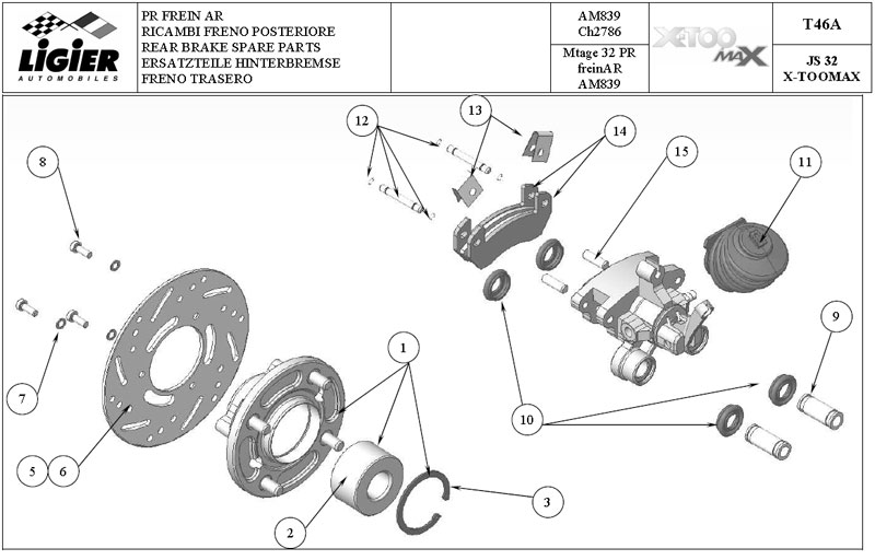 46A.Rear brake partT46A(ch2786)