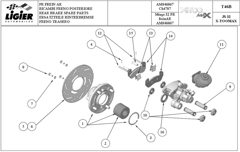 46B.Rear brake partT46B(ch4787)