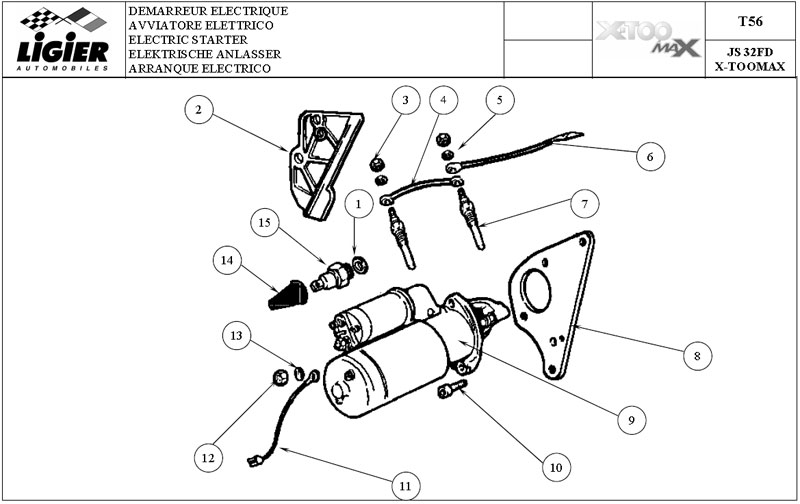 56.Electric starter T56
