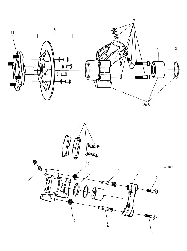 B004 - Front brake hub
