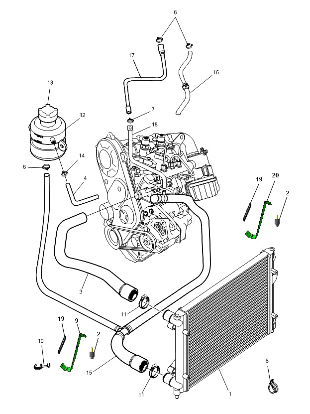 B013 - Cooling system DCI