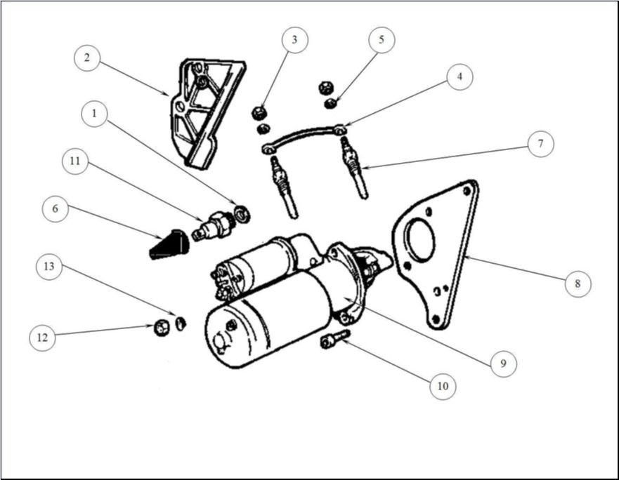 A014 - Starter motor