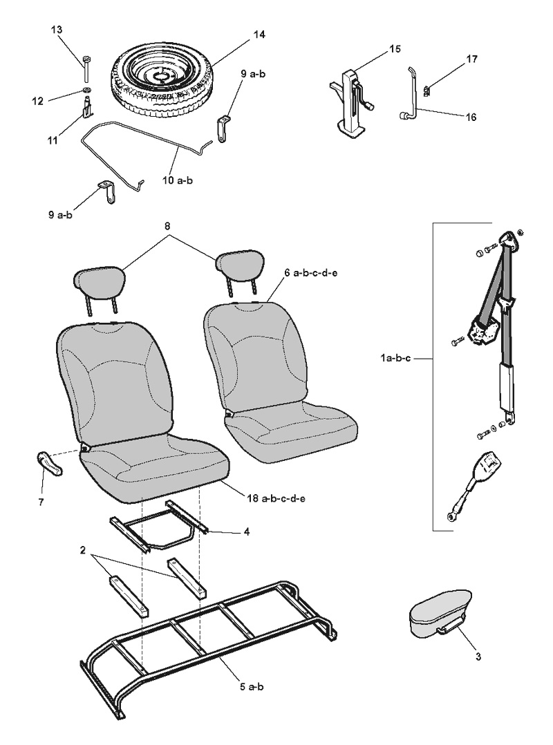 D006 - Seats - Seat belts
