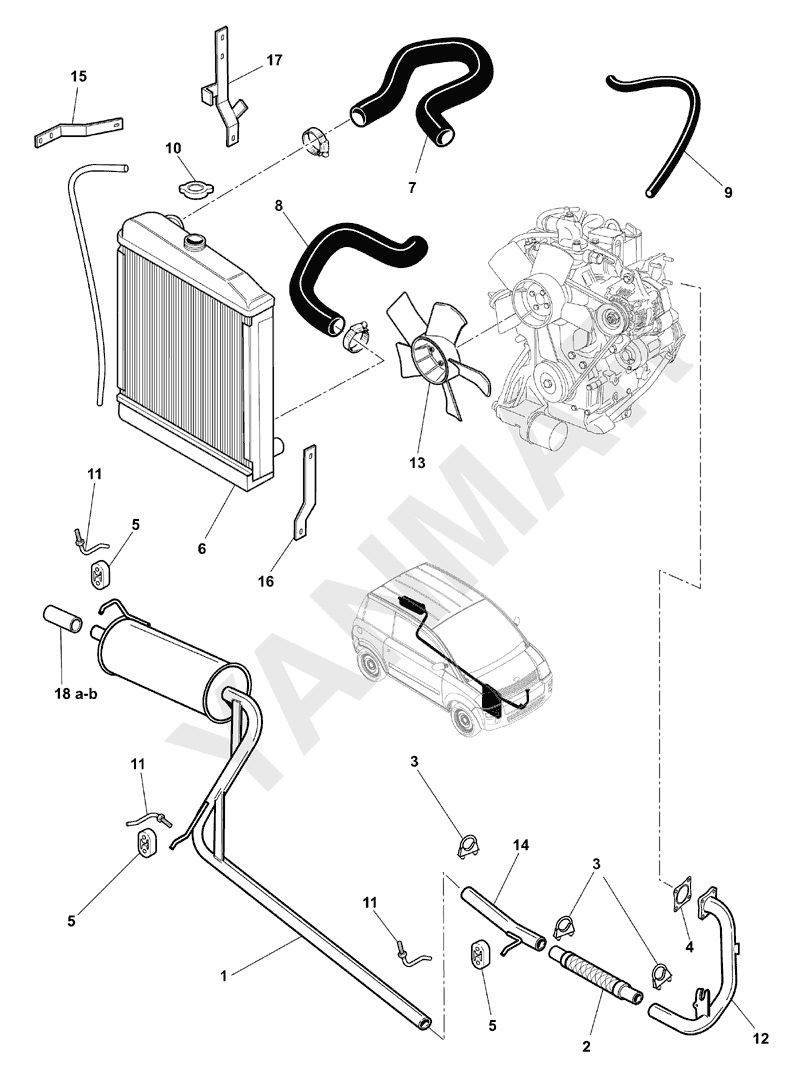H007 - Engine cooling-Exhaust