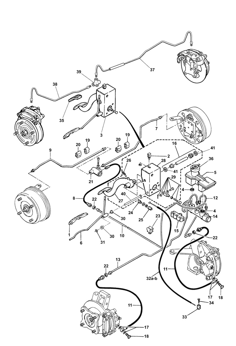 B002 - Brake circuit - Pedals