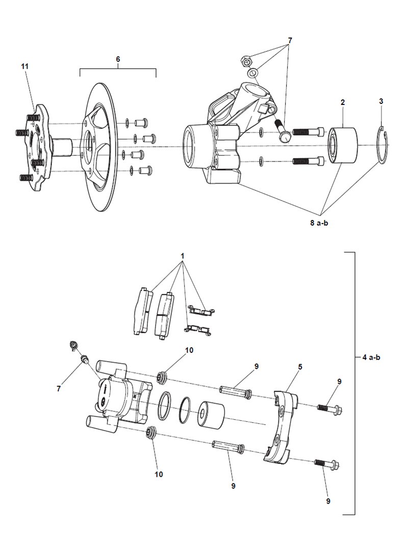 13 - Front brake hub