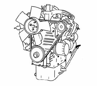 Kubota engine Z482