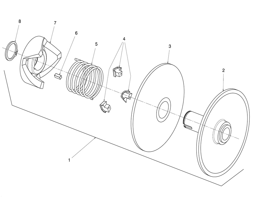 Driven pulley (gearbox)